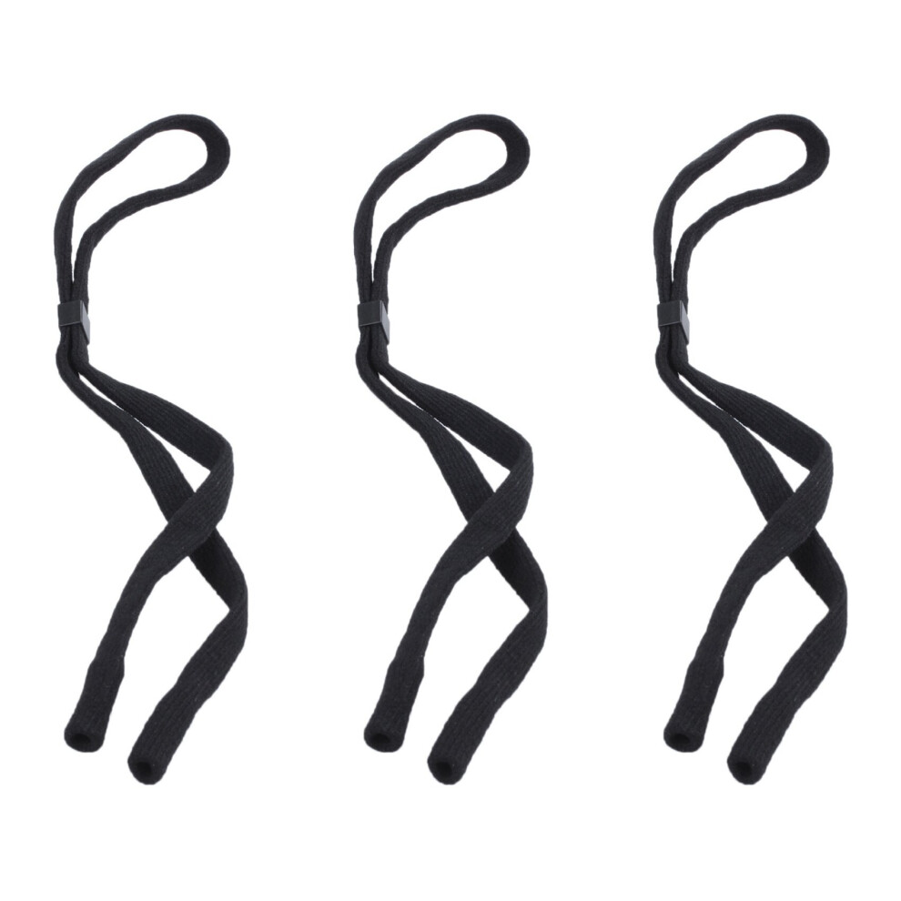 Tlily Black 3X Sport Sunglass Neck Strap Eyeglass Cord Lanyard Holder