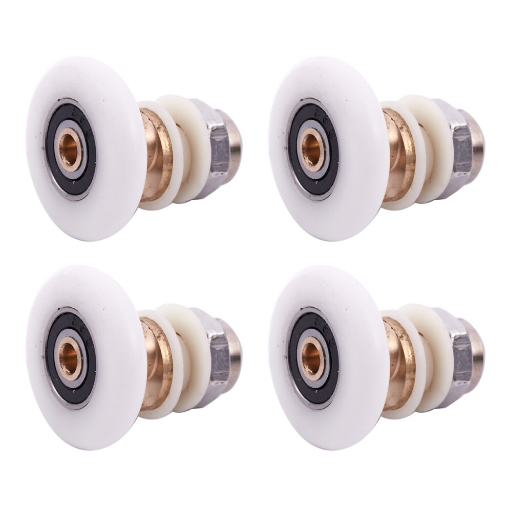4X Shower Sliding Door Roller Runner Wheel 27mm Wheel Diameter-image-OPC-PBRJQ5T-NEW