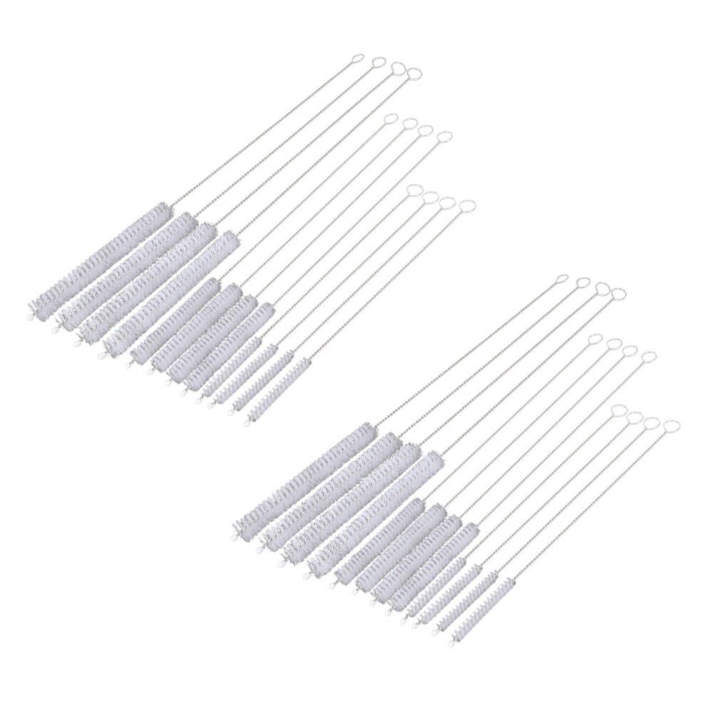 24-Piece Drinking Straw Cleaning Brush - (12Inch, 10Inch, 8Inch) -Bendable Cleaning Brush for Multiple Size Straws-image-OPC-PBRJQD5-NEW