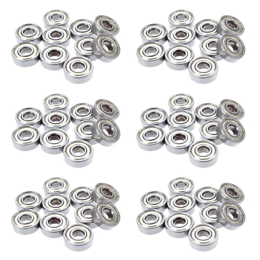60 Pcs. Miniature Deep Groove 608 Zz 8 X 22 X 7Mm Bearing Steel 4764036936578