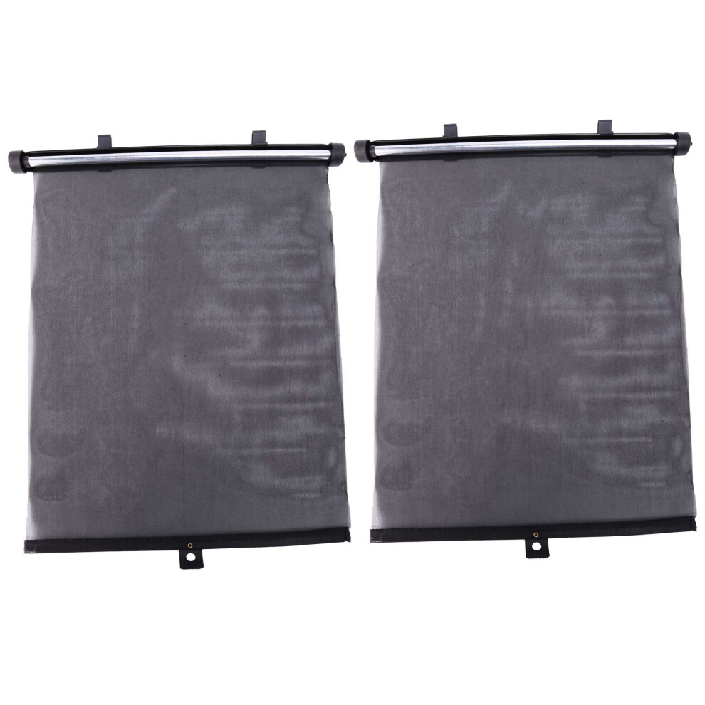 Car Side Window Sun Shade [4 Pack] Universal Car Window Roller Shade, Retractable Car Sunshade For Side Window 4762103306132