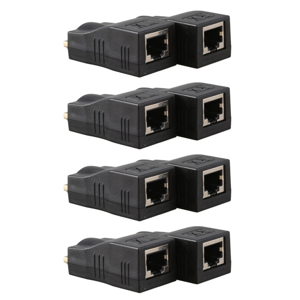8X 4K 3D 1.4 30M Extender To Rj45 Over 5E/6 Network Lan Ethernet Adapter 4762103379426