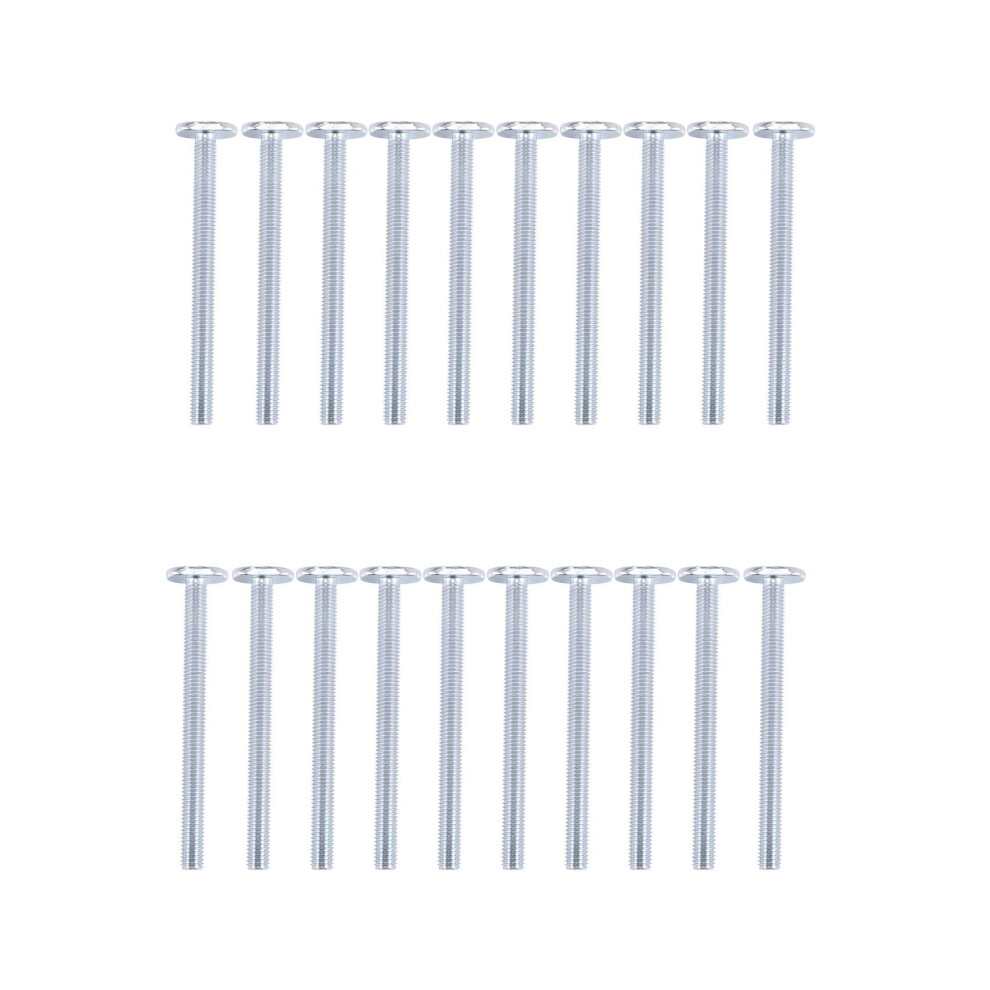 20Pcs M8x100mm T-Nut Sliding Screws For 30 Series Miter Track T-Slot Woodworking Tool 4762103323153