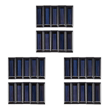 30Pcs Mini Solar Panel New 0.5V 100MA Solar Cells Photovoltaic Panels Module Sun Power Battery Charger DIY 53x18x2.5mm