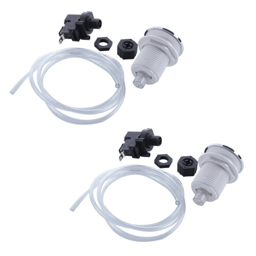 2X 16A On Off Push Button Switch Jetted Jet For Bath Tub Spa Garbage