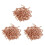 300 Pcs 5/64Inch x 25/64Inch Round Head Copper Solid Rivets Fasteners 1