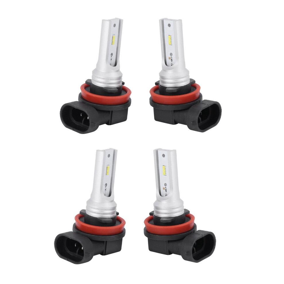 H8 H11 H16 Led Fog Bulb, H16 Led Fog Lamp Csp-Y11, Cool 6500K (Pack Of 4) Light/White 4762103315455