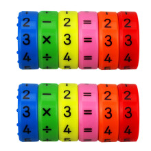 12 Pieces Magnetic Kids Preschool Educational Plastic Toys for Children Math Numbers DIY Assembling Puzzles