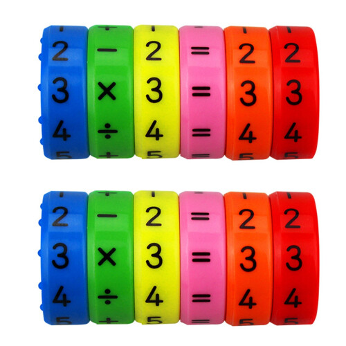12 Pieces Magnetic Kids Preschool Educational Plastic Toys for Children Math Numbers DIY Assembling Puzzles