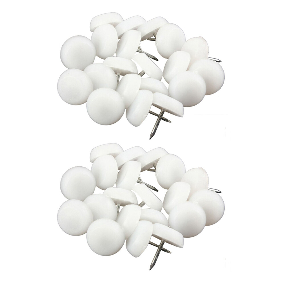 200X 14Mm Felt Feet Pad Skid Glide Nail Protector Furniture Chair Table Leg 4762103343373