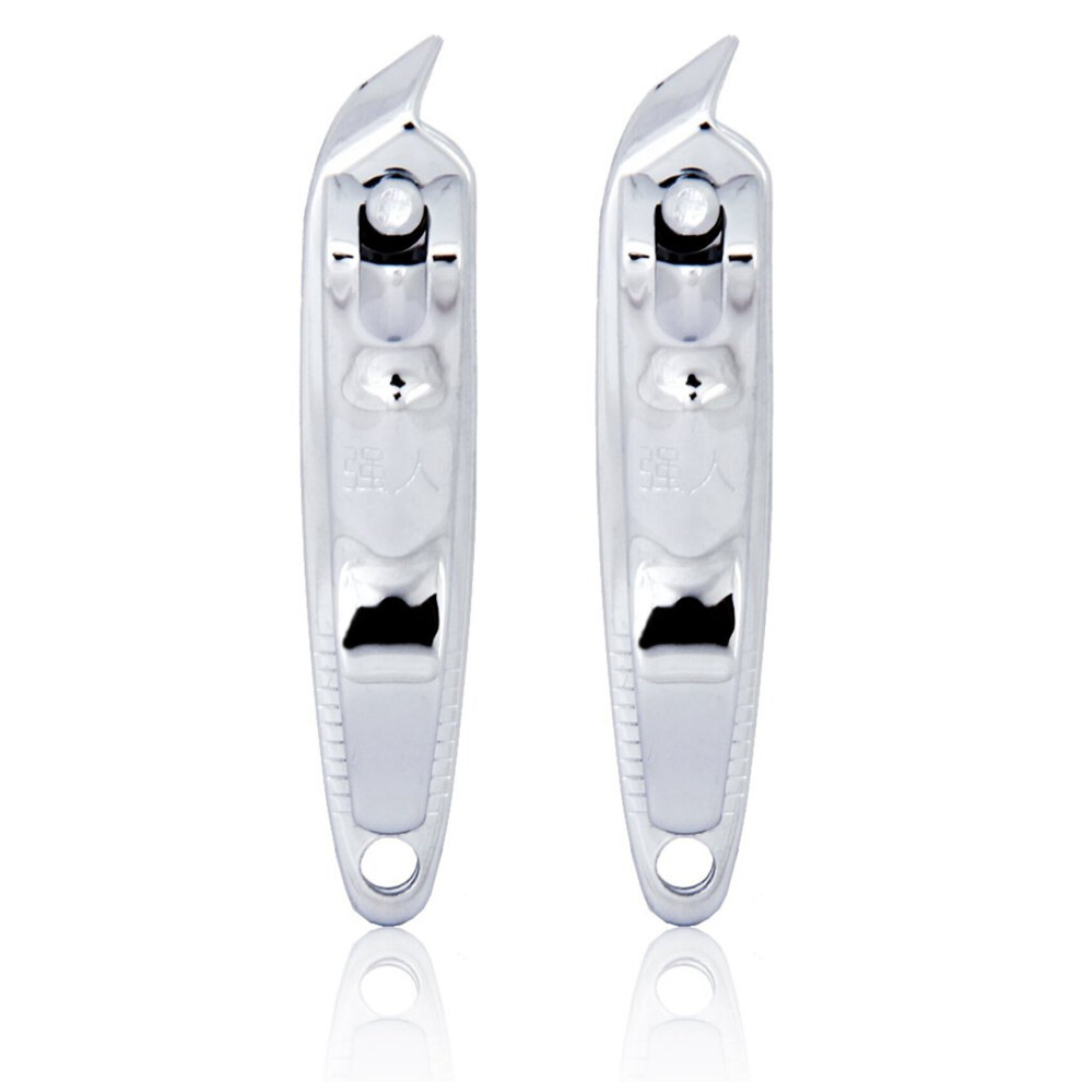 Tlily 2X Slanted Edge Nail Cutter Nail Clippers Cilppers Fingernail Toenail