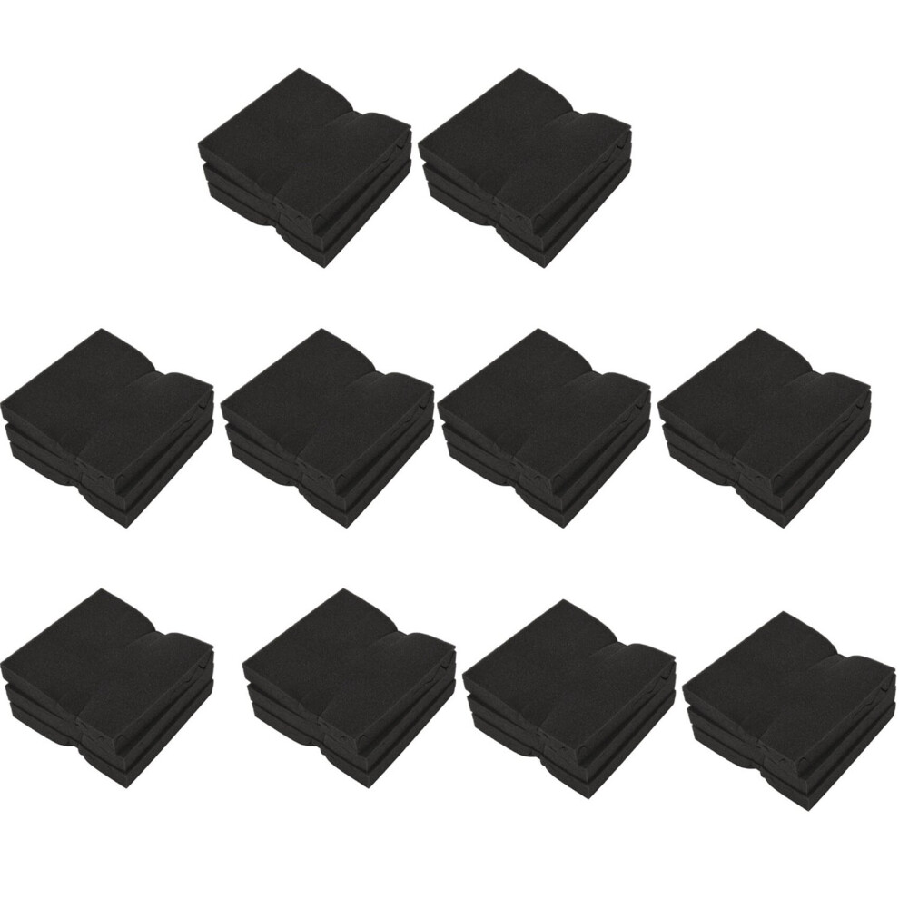 60Pcs 30X30x4cm Soundproofing Acoustic Foam Tiles Noise Sound-Absorbing 4762103372311