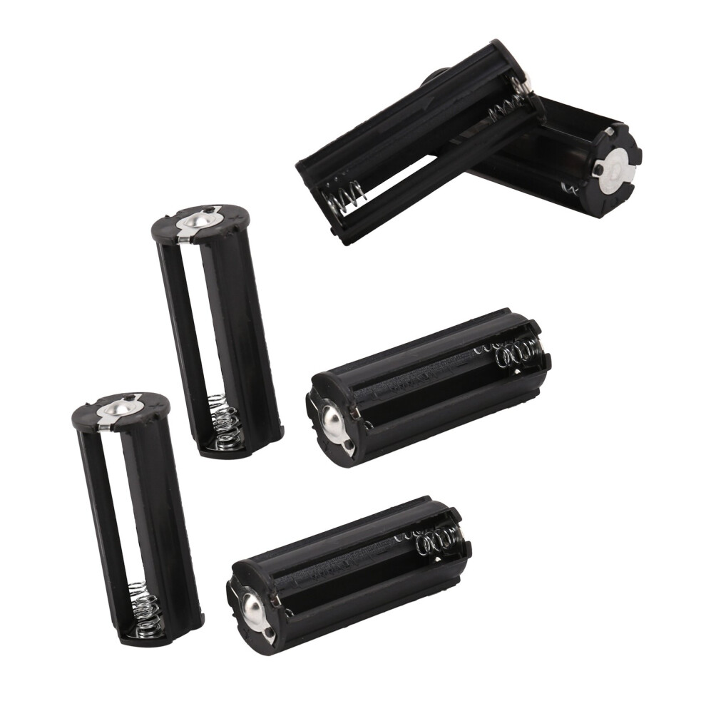 6Pcs Battery Holder For 3 X 1.5V Aaa Batteries Flashlight Torch Black 4764036928757