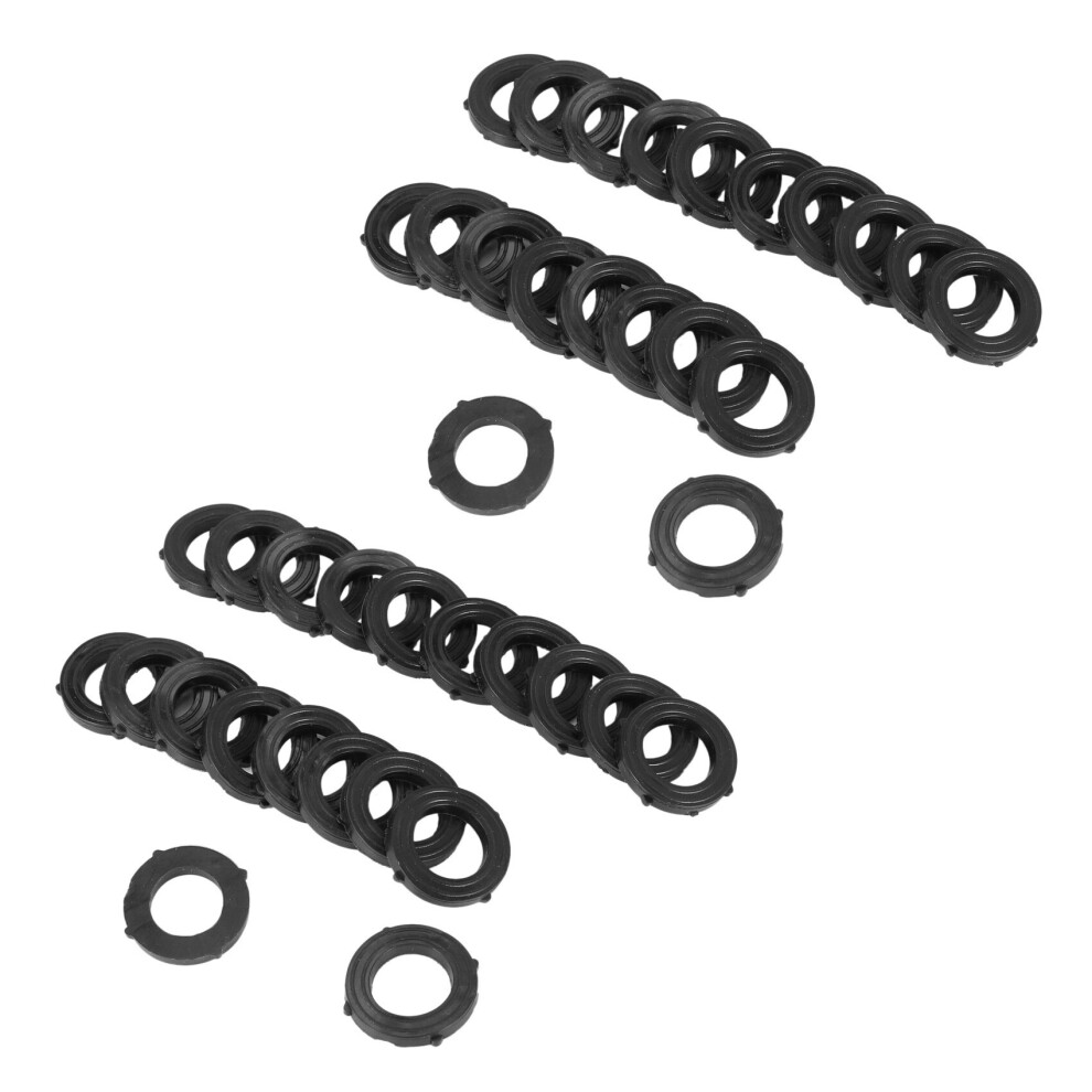 Garden Hose Washers Rubber Washers Seals,Self Locking Tabs Keep Washer Firmly Set Inside Fittings(40 Pieces)