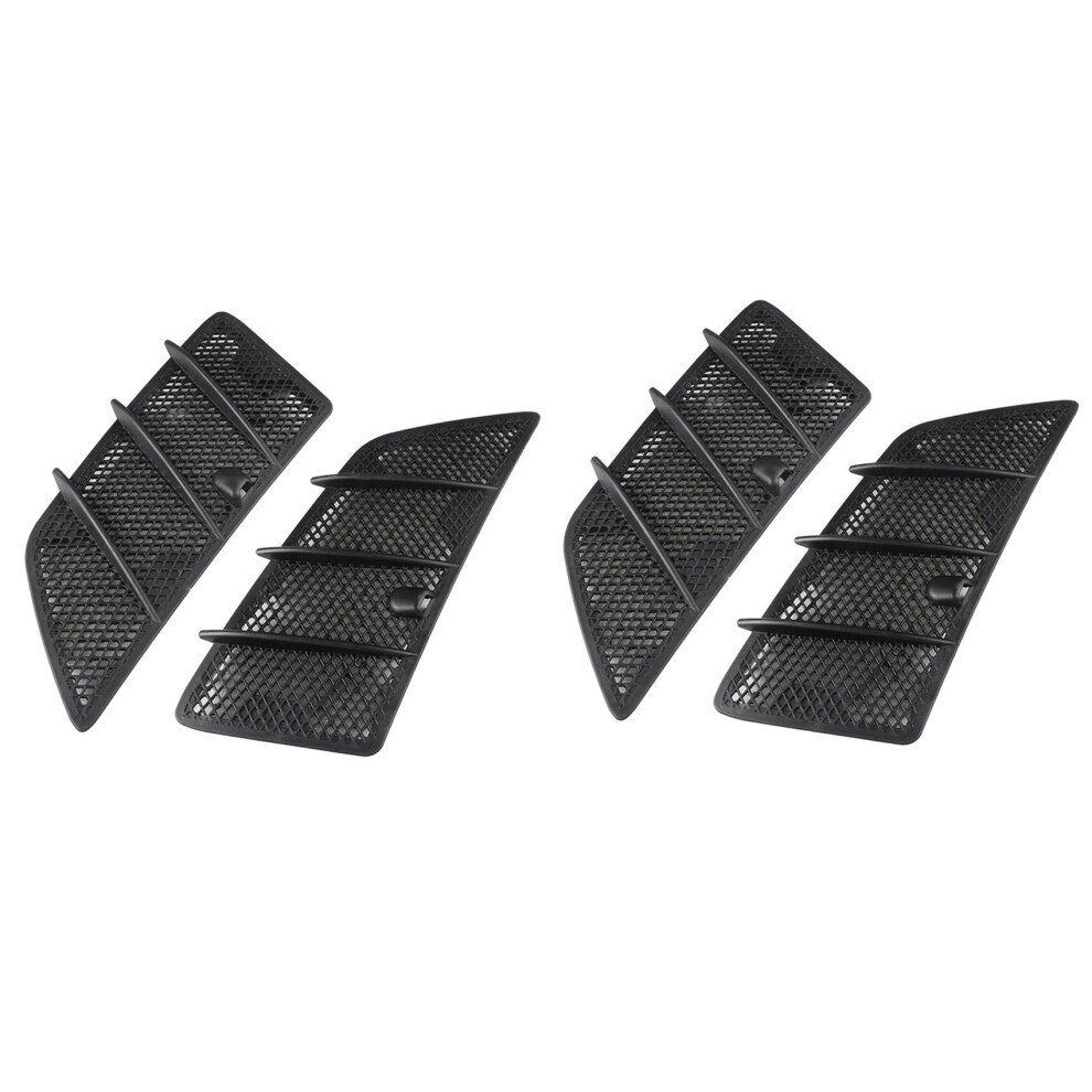 4Pcs Car Front Hood Grille Cover Air Flow Intake Hoods For W164 Ml / Class 2008-2011 4762365751138