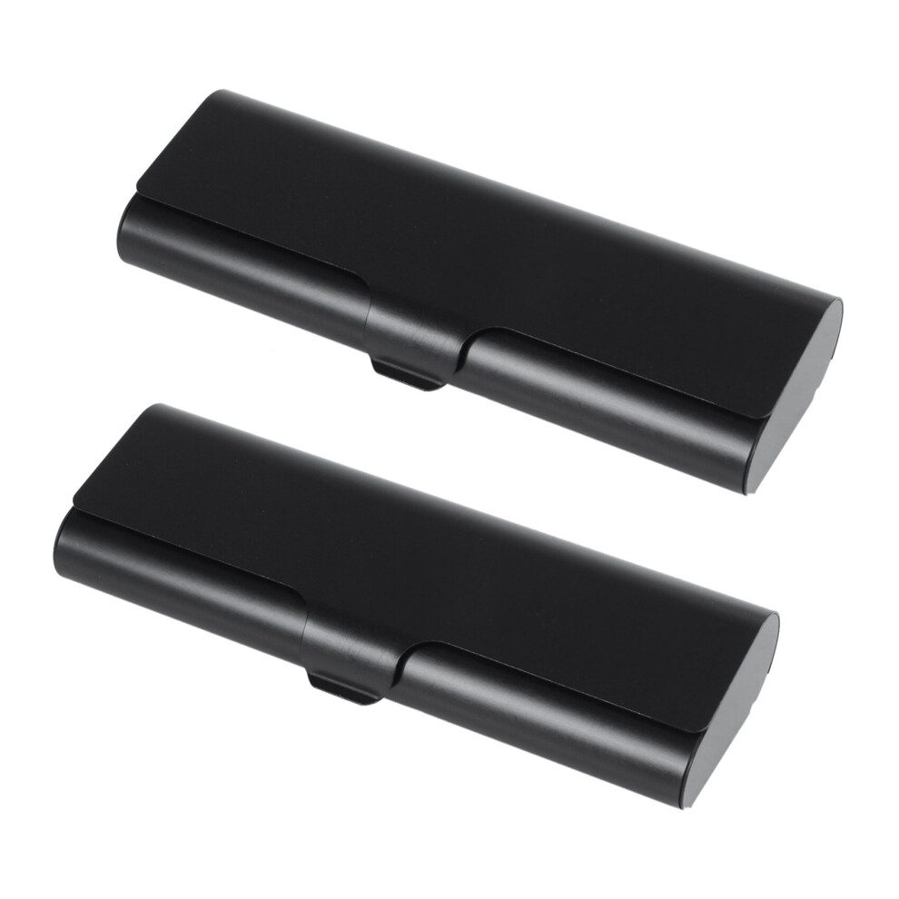 Tlily Black 2X Slim Hard Metal Spectacles Case Reading Glasses Eyeglasses Case Protection Case