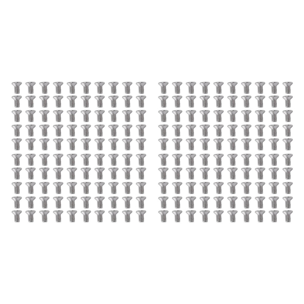 M3 X 6Mm Flat Head Countersunk Bolts Machine Screws 200Pcs 4762103376791