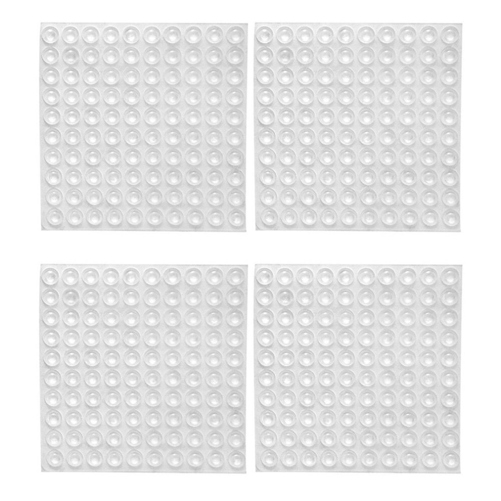 400X Transparent Adhesive Bumper Pads Self Stick Sound Dampening Door Cabinet Buffer Pads, 8 X 2.5Mm 4762103363661