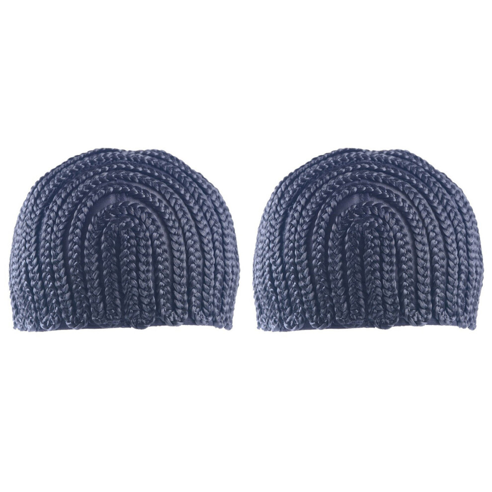 Tlily Unisex Black For Weave Crochet Braid Wig Caps For Making Wigs Weaving Braid Cap Wig Net Color 2Pc