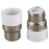 AC 220V B22 to E14 Base Socket Light Lamp Bulb Adapter Holder 12Pcs 2