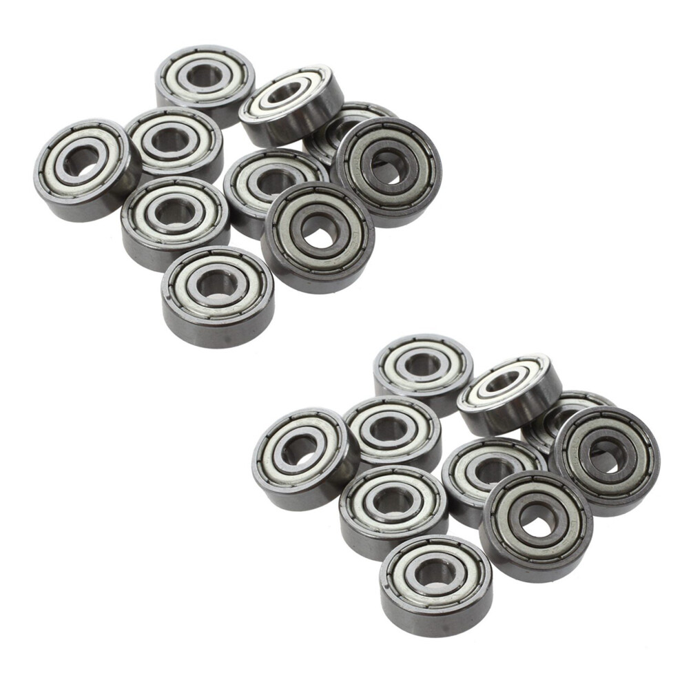 20 Pcs 625Zz 5Mm X 16Mm X 5Mm Shielded Deep Groove Ball Bearing 4764036935854