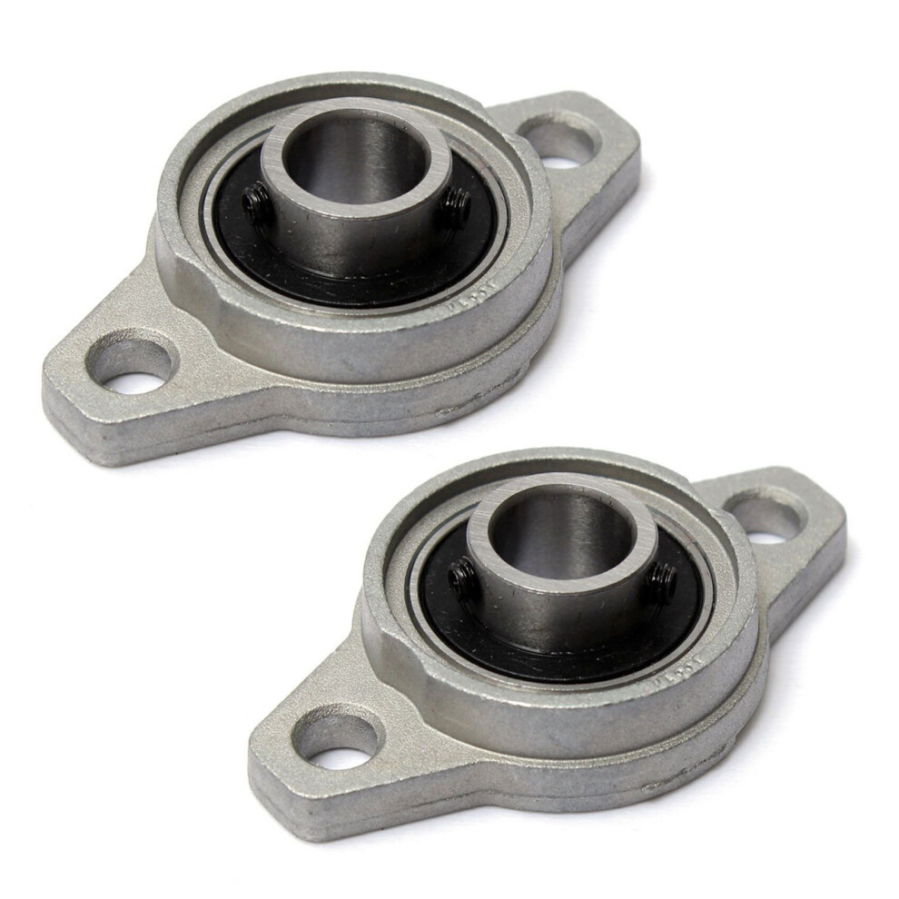 2X Kfl001 Zinc Alloy Flanged Bearings Bearings With Stand 12Mm 4762103340921