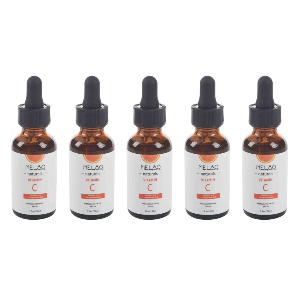 5X MELAO Natural Vitamin C Serum for Face Organic Anti-Aging Topical Facial Serum, 20% Vitamin C + E 30ML