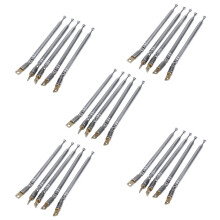 25 Pcs 32cm Length 5 Section Telescopic AM FM Radio Antenna 180 Degree