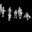 Model People Figures Scale 1:200 .200Pcs White Assorted Style 7