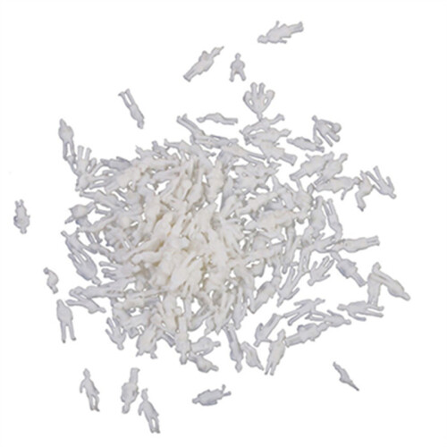 Model People Figures Scale 1:200 .200Pcs White Assorted Style 1