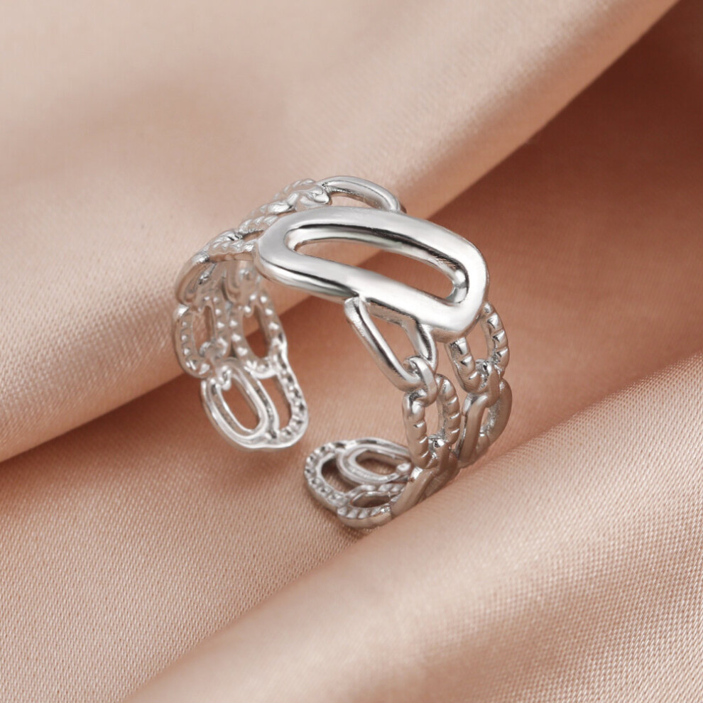 Skyrim Stainless Steel Open Women Rings Adjustable Geometric Moon Star Finger Ring Jewelry Lover-image-OPC-PBRJWDM-NEW