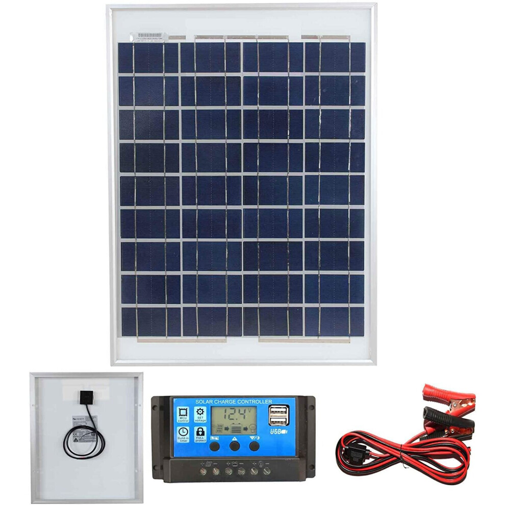Lowenergie Poly 20W Solar Panel Kit 1
