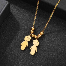 (White, 70cm) Nextvance Stainless Steel Name Date Child Baby Boy Girl Engrave Necklace Family Pendant for Birthday Memorial Gift