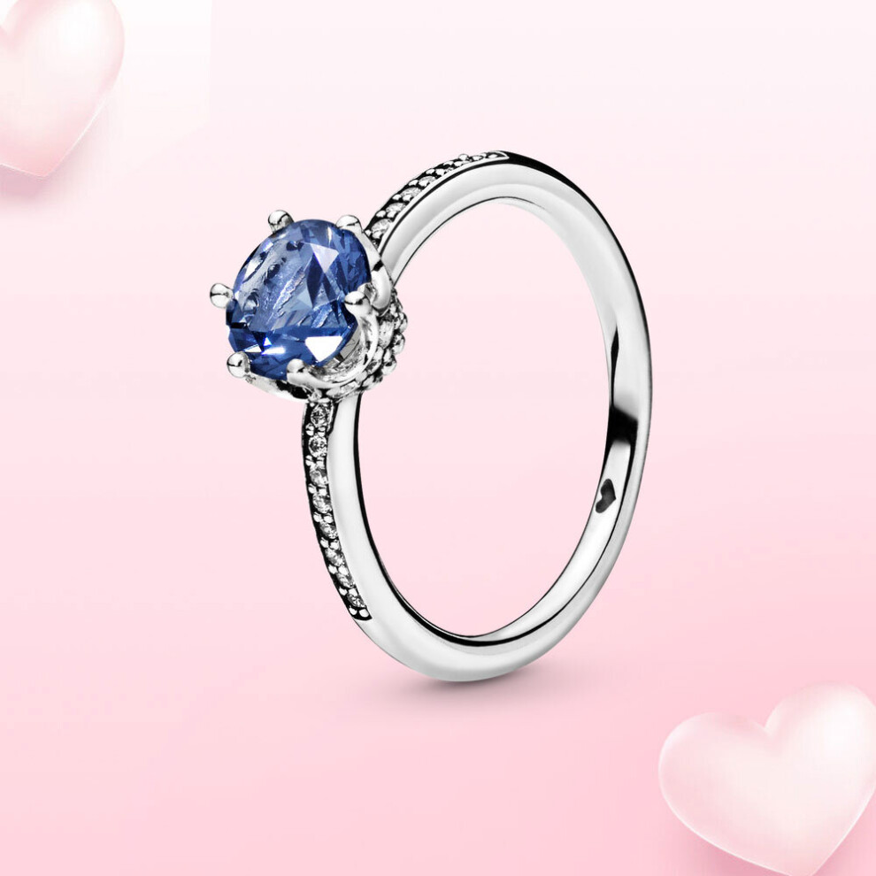 925 silver Ring Rose shine Rings women jewelry Ring Beauty and the beast Couples European and American Rings wedding-image-OPC-PBRK5CR-NEW