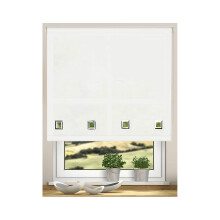 Easy Fit Trimmable Square Eyelet Roller Blinds(White, 210cm (82.67"))