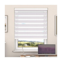 Day And Night Zebra Roller Blind with Cassette(Copper Brown,  90cm x 220cm)