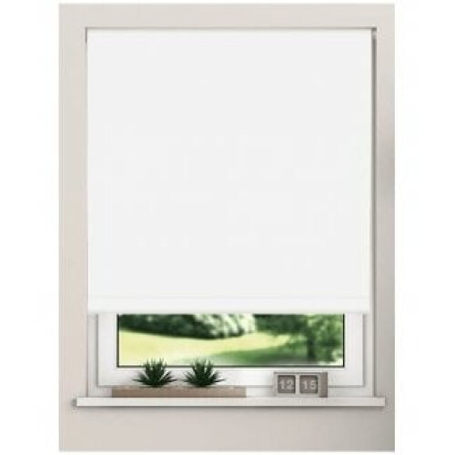 Trimmable Thermal Blackout Roller Blinds70cm  White