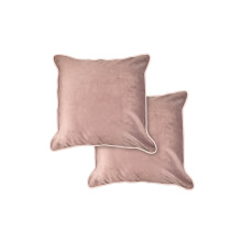 Plush Velvet Soft Touch Cushion Cover In Heather