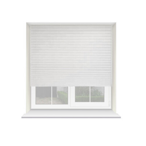 Dim Out Pleated Blind Shade110cm White Pleated Blind