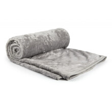 Cosy Fleece Blanket in Silver