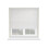 Dim Out Pleated Blind Shade90cm White Pleated Blind 1