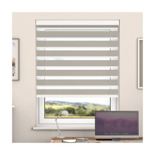 Day And Night Zebra Roller Blind with Cassette(Peach,  110cm x 220cm)