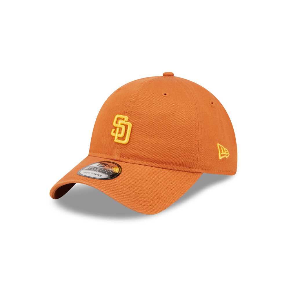 New Era Mens 9Twenty Mini Logo Cap ~ San Diego Padres Brown