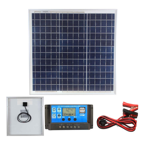 Lowenergie Poly 40W Solar Panel Kit 1