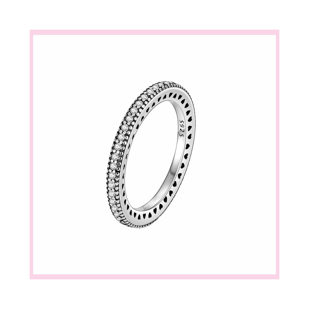 Finger Rings For Women 925 Silver Cubic Zircon Crystal Stackable Geometric Ring Wedding Anillo Jewelry Gift-image-OPC-PBRKFJW-NEW