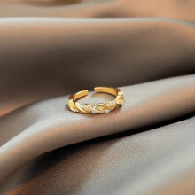 Adjustable Size Stainless Steel Rings For Women Engagement Wedding Woman Ring Jewelry Accessories