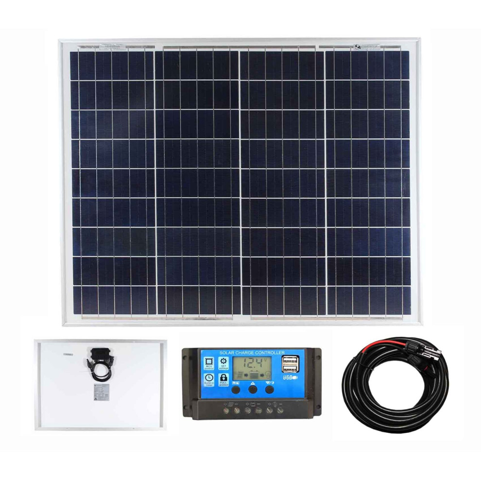 Poly 50W Solar Panel Kit 1