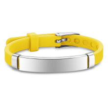 Lemegeton Personalized Baby SOS Bracelet Kids Child Phone Number Silicone Bracelet Stainless Steel Jewelry Christmas Gift