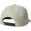 DC DC Shoes 6 Panel Snapback Curved Peak Cap ~ Sureshot Light Grey 2
