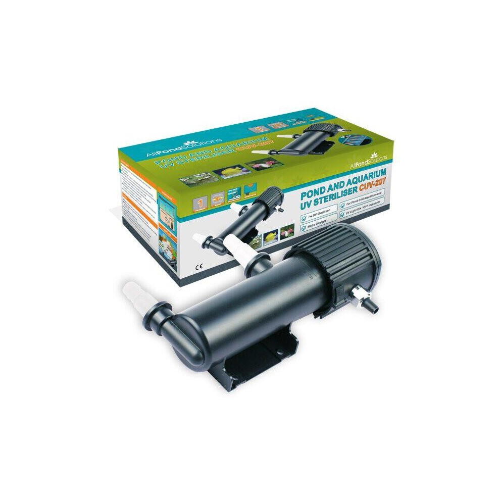 Allpondsolutions 7W Pond & Aquarium Uv Steriliser Cuv-207 Light